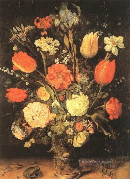 Jan Brueghel the Elder Painting - Flowers Flemish Jan Brueghel the Elder